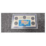Historic united states commemorative coinset case