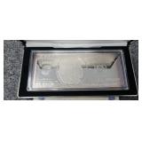 1999 $100 Franklin 4oz Silver bill
