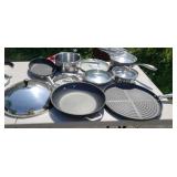 Mostly Calphalon pot and pans extra lids