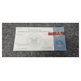 2010 UNC. PRESIDENTIAL James Buchanan