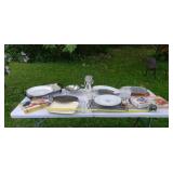Table full kitchen ware, pancake pro , microbe