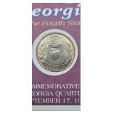 1999-P commemorative cover georgia quarter