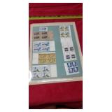 Collector stamps,  JFK, wildlife conservation,
