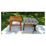 Stools step and foot rest