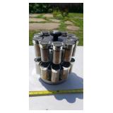 Spice rack rotating