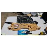 Tool apron, Hart pruners, wrench set