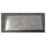 1999 Silver $1 Certificate .999 pure silver