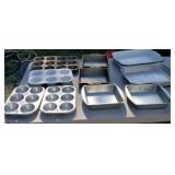 Bakeware, ceramic Flamingo muffin  pan and others