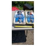 2 u s divers snorkel fins and mask sets