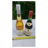 Sealed chardonnay,  red table wine
