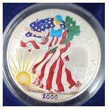 2000 American eagle silver dollars walking liberty