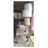 Table & 2 Lamps