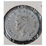 1945 Canadian 5 Cent World War 2 Victory Nickel