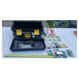 Tool box w battery terminals, washers, toggle