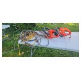 2 B& D Hedge Trimmers Work & 2 Extention Cords