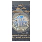 2001 solid silver remembrance dollar September