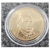 James Buchanan Presidential Plated Dollar