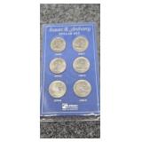 Susan B Anthony 2 YEAR dollar set 1979