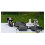 Griddles, toaster, protor single coffee pot ,