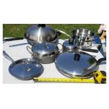 Mostly Cuisinart pots and pans