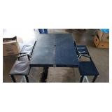 Slumberjack stowaway picnic table