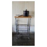 21x36x15 in kitchen mini Bakers rack , storage w