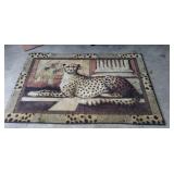 5ft by 40in cheetah rug