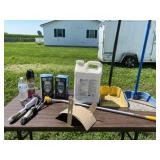 Dust pans, new LEd light bulbs hose holder , Hot