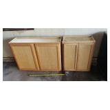 42x 31x13 and 24x31x13 in oak cabinets