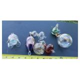 Glass blown Ornaments