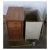 End Cabinet w drawers metal cabinet w opened top