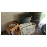 Sofit , garbage cans