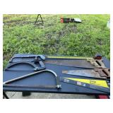 New hard tooth saws and others.