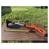 Black & Decker battery operated weed eater with