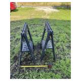 Two Iworx saw horses