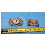 Scorpion,  high shine gold inspired  belt buckles