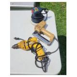 MVP 6In Polisher, Nail Gun, Dewalt Drill