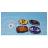 Kentucky Wild Cats belt Buckles,  includes brass