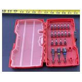 Milwaukee drill bit set in case