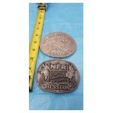 Hesston belt buckles 1984 unopened, NFR 59/83
