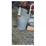 Galvanized Trash Cans