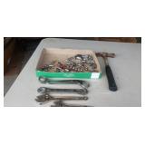 Sockets wrenches and hammer