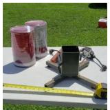 Christmas light stand rope lights