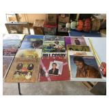 Records including The Letterman, Tom Jones and