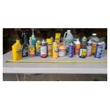 Car supplies WD40, oil, and others