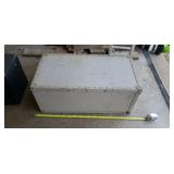 Vintage metal trunk w handles maybe military