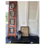 Picture frame tower, candle light, scratch map,