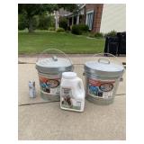 Half full Safe Step ice melt and two aluminum