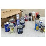 Silicone spray, wood stain, stripper and more.