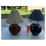 Lamps made from gourds